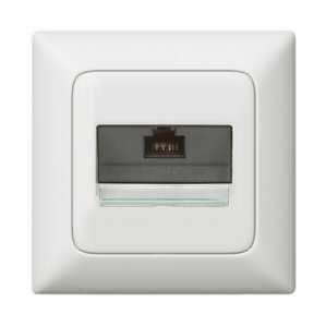 Legrand 776276 Angled outlet cover 60° Creo Ultrawhite white, (white)