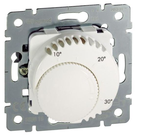 Legrand 775815 Room Thermostat With Changeover Contact, (bright white)