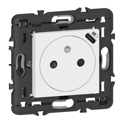Legrand 077161L Mosaic Stand 1xUSB-C UW socket