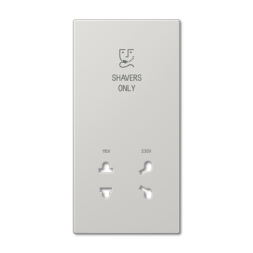 Jung SOLS7522LGPL cover 1-way, shavers only, Duroplast, LS series, light grey