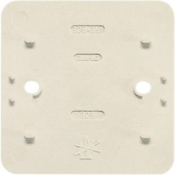 Jung 328 base plates for the AP 600 series 1-way, for single devices, AP 600, white