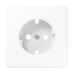 Jung CD1520BFPLWW cover for SCHUKO® sockets, thermoplastic, CD series, alpine white
