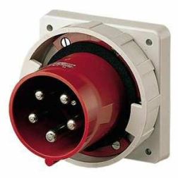 Mennekes 1983 125A5P 6H400V TA IP67 panel mount plug
