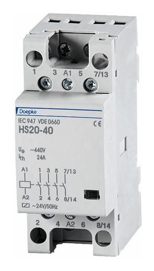 Doepke HS 2-024AC/20-13 installation contactor, 09980425
