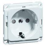 Hochköpper 00602211 D 6711.02 SI pure white socket SCHUKO