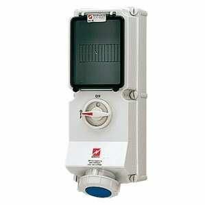 Mennekes 7050 wall socket DUO 16A 3-pole 6h 230V IP67