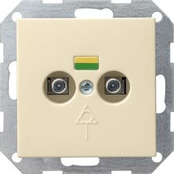 Gira 040501 Equipotential bonding 2-way System 55 Cream white