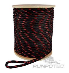 Runpotec 20621 traction rope 120m D: 8mm on drum