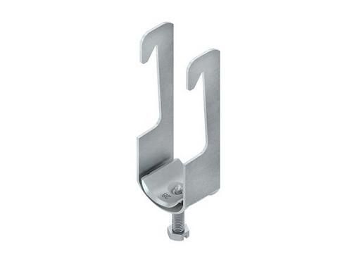 Niedax BW50/2 40x40x4-6mm D: 46-50mm hot-dip galvanized U-clamp