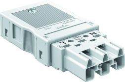 OBO Bettermann 6108956 3-pole WINSTA 76x35x15 PA white plug part