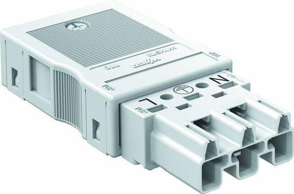 OBO Bettermann 6108956 3-pole WINSTA 76x35x15 PA white plug part