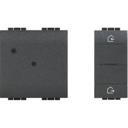 Bticino L4510C 1-mod.Masterswitch LivingLight anthr Gateway