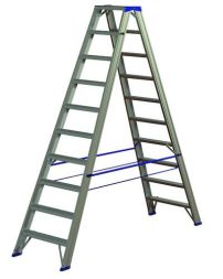 PROTEC.class 05105616 PASSL210 2x10 L:2.34m aluminum stepladder