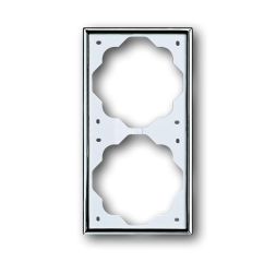 Busch-Jaeger 1722-726 cover frame, 2-way frame chroma