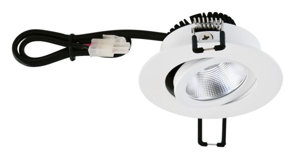 EVN PC20090140 PR black white 4000K 8.4W 1060lm LED recessed ceiling spotlight
