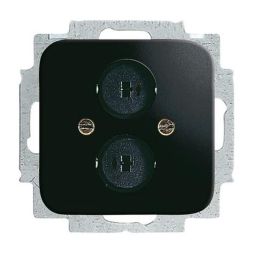 Busch-Jaeger 2147 U-215 central plate, with support ring black