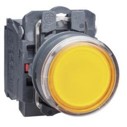 Schneider Electric XB5AW35G5 yellow-orange illuminated pushbutton