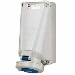 Mennekes 5757 wall socket 16A 3-pole 6h 230V IP67