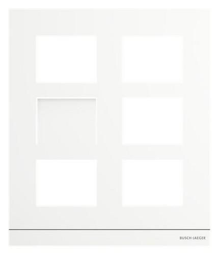 Busch-Jaeger 2TMA220160W0012 41386CF-W-03 Video 2/3 front panel