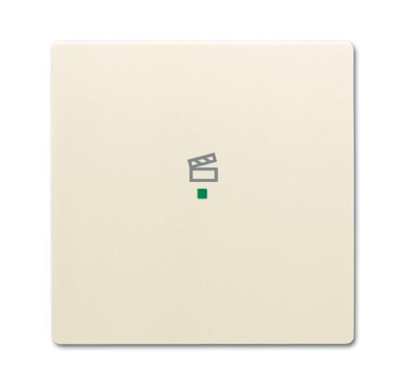 Busch-Jaeger 6233-10-82 Rocker switch, 1-way, with symbol &amp;#039;Scene&amp;#039; ivory white