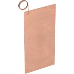 Pröpster 110 135 Cu 1,000x500x2mm with Cu rope 50qmm. 1.5m earthing plate