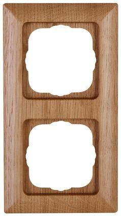 Kopp 306630066 MILANO 2-way oak cover frame