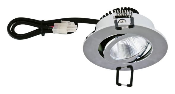 EVN PC20091102 PR black chrome 3000K 8.4W 1010lm LED recessed ceiling spotlight