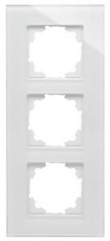 Kopp 405502004 3-way HK07 pure white glass cover frame