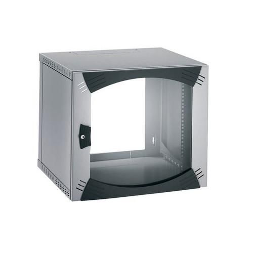 Schneider Electric NSYOPB12U6F wall mount 12HE W600 D600 fixed 19&amp;#039; glass door enclosure