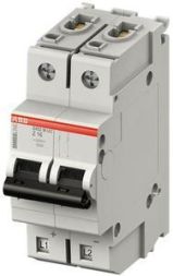 ABB Stotz-Kontakt S402M-UCZ1.6 , Z,1.6A,250V DC,2-pole,Icu=50kA , 2CCS562001R1978
