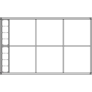 Ritto 1556670 housing 6-way + 8 module slots, flush-mounted, white