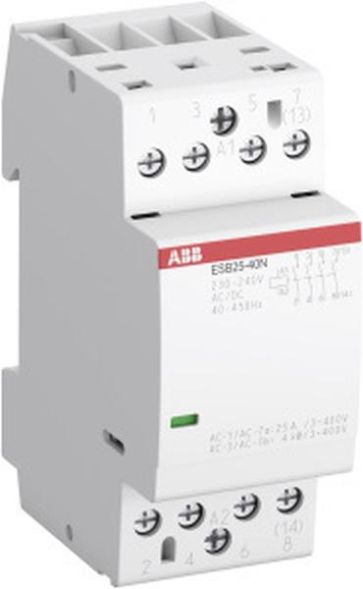ABB Stotz-Kontakt ESB25-04N-06, installation contactor 0S/4Ö, 230-240 V AC/DC, 1SAE231111R0604