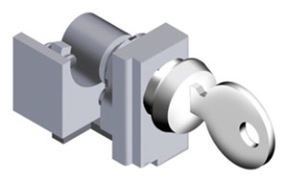 ABB Stotz-Kontakt KLC XT1 KEY LOCK RONIS EQ.FEL.A OP/CL , Key lock Klc XT1 type AA/E accessories for circuit breaker XT1 , 1SDA066598R0001