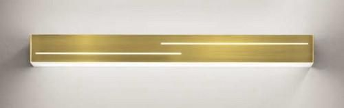 Fabas Luce 3618-26-119 24W 2260lm 3000K brass-sat metal LED wall light LB23