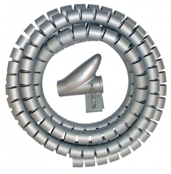 Kopp 33366332 cable organizer 20mm 2m silver