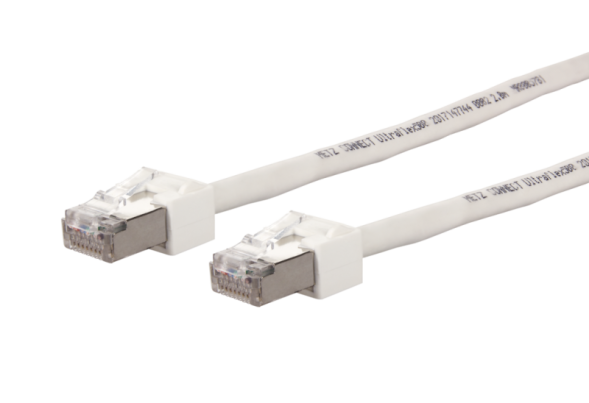 METZ CONNECT 13084U1088-E Ultraflex500 VoIP AWG 26 1.0m white patch cable Cat6A