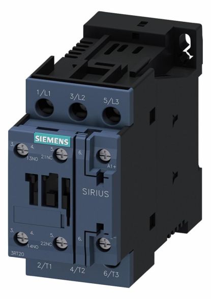 Siemens 3RT2023-1NB30 AC-3 4kW/400V 1S+1N AC/DC 21-28V 3p. S0 contactor