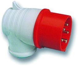 PCE 8015-6 16A 5-pin 6h 400V IP44 angle plug