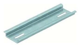 OBO Bettermann 2072 35x7.5mm length 245mm T-series top hat rail, 1115388