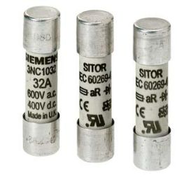 Siemens 3NC1003 SITOR cylindrical fuse link 3A 600VAC 400VDC