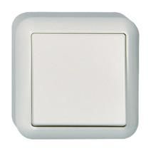 ELSO 381704 AP cross switch 10A CONTURA pure white