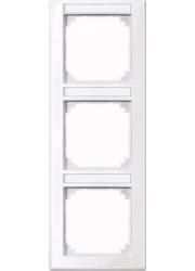 MERTEN 470325 Frame 3-way vertical active white glossy