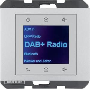 Berker 29847003 UP DAB+ Kx alu matt Radio Touch