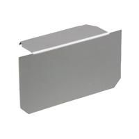 CABLOFIL 637948 end piece PVC W600 H100 , (stone grey)