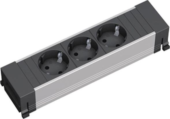 Bachmann 317.100 socket unit 3xSCHUKO