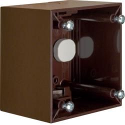 Berker 911512501 surface-mounted housing 1-way high version brown, glossy Integro Flow