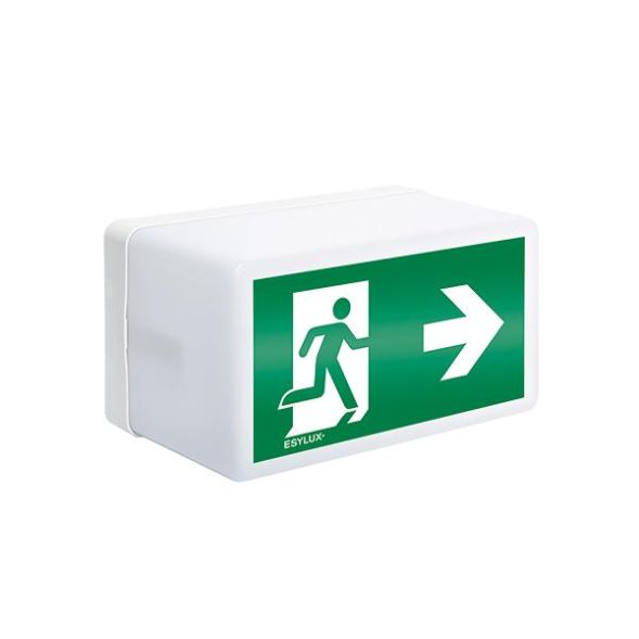EsyLux EN10026836 LED emergency light SLB white 3H NL 21m EKW