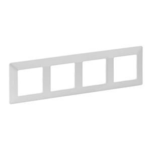 Legrand 754144 frame Valena Life 4-WAY MOTHER OF PEARL, (white)