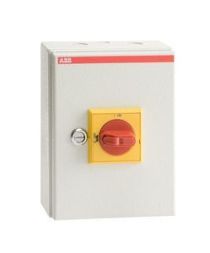 ABB Stotz-Kontakt OTL16A6M, safety switch 6-pole 7.5 kW 400V with red-yellow handle, 1SCA022612R9560