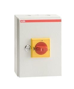 ABB Stotz-Kontakt OTL16A6M, safety switch 6-pole 7.5 kW 400V with red-yellow handle, 1SCA022612R9560